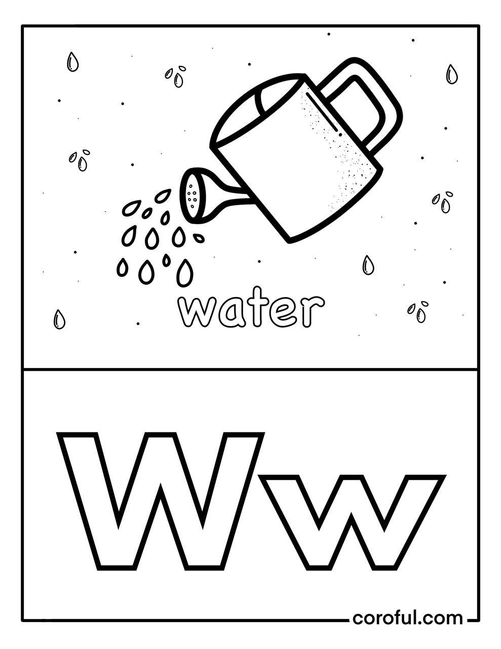 Alphabet Coloring Pages | Coroful